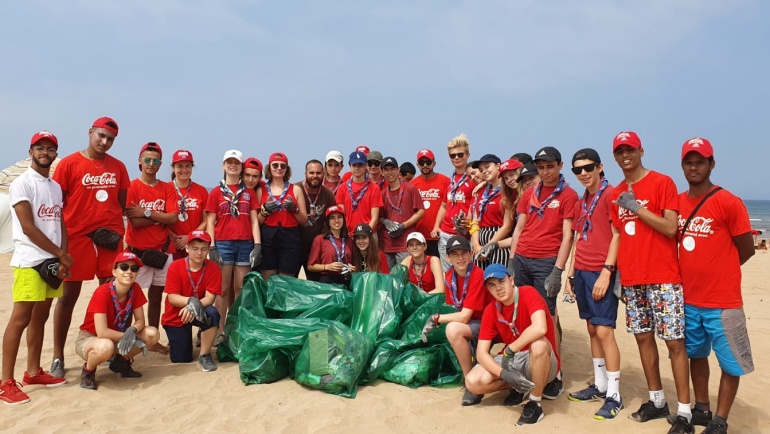 Les scouts de France participent aux initiatives océanes estivales sur les plages d’Agadir!