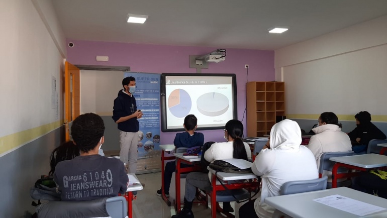 Dans le cadre de « Demain dès aujourd’hui » Surfrider Maroc sensibilise les jeunes à la situation de stress hydrique !