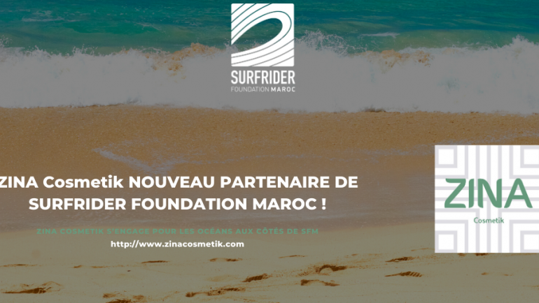 Zina Cosmetik s’engage pour les océans aux côtés de Surfrider Foundation Maroc !