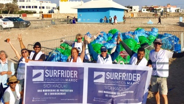 Opération beach cleaning à Sidi Kaouki
