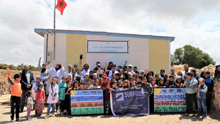 “Classes Bleues “, école du Douar d’Ichaouine, Sidi Kaouki, le 23 avril 2022